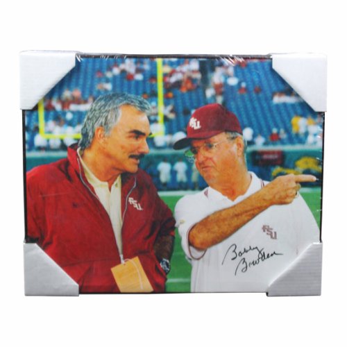 Bobby Bowden Autographed Signed Florida State Seminoles Stretched w/ The Bandit 21x17 Canvas 