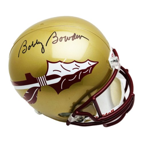 Bobby Bowden FSU Autographed Signed Full Size Rep Helmet - Long Auto - PSA/DNA 