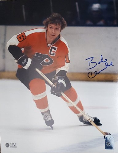 Bobby Clarke Philadelphia Flyers Autographed Orange Mitchell & Ness Jersey  with Multiple Inscriptions - NHL Auctions