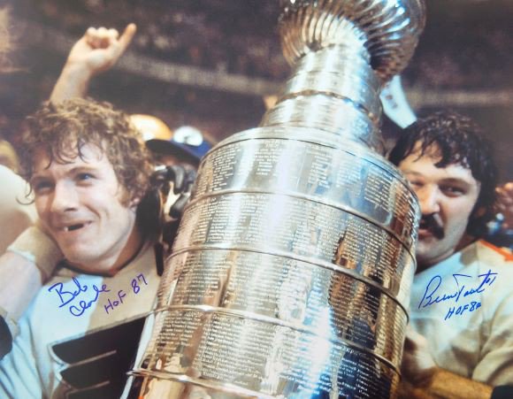 Autographed/Signed Bob Bobby Clarke Philadelphia Orange Hockey Jersey JSA  COA at 's Sports Collectibles Store