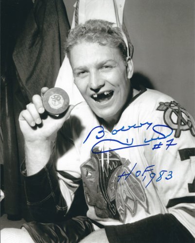 Bobby Hull Autographed Signed 8X10 Chicago Blackhawks Photo - Autographs