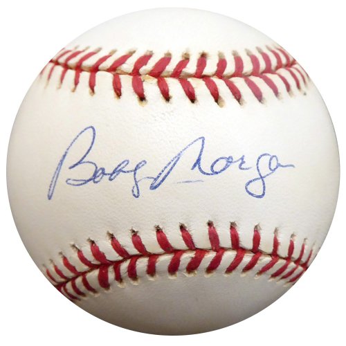Bobby Morgan Autographed Official Nl Baseball Brooklyn Dodgers Beckett Beckett