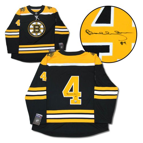 Bobby Orr Autographed Signed Boston Bruins Black Fanatics Breakaway Jersey