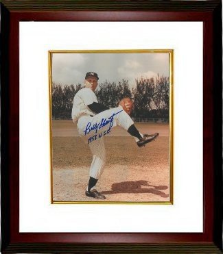 Bobby Shantz Autographed Signed New York Yankees 8x10 Photo Custom Framing w/ 1958 WSC (World Series Champs) 