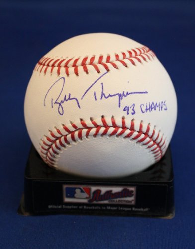 Bobby Thigpen Autographed Signed "93 Champs" Official Major League Baseball With COA - Autographs