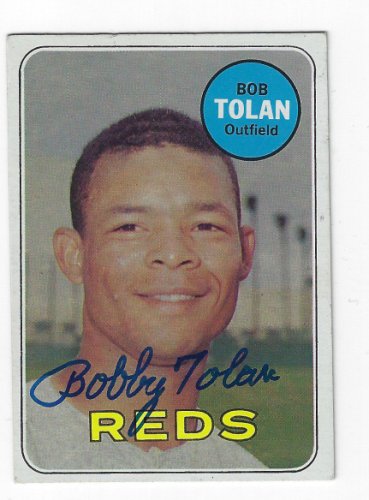 Bobby Tolan Autographed Signed 1969 Topps Card - Autographs