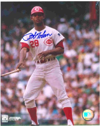 Bobby Tolan Autographed Signed 8X10 Cincinnati Reds Photo - Autographs