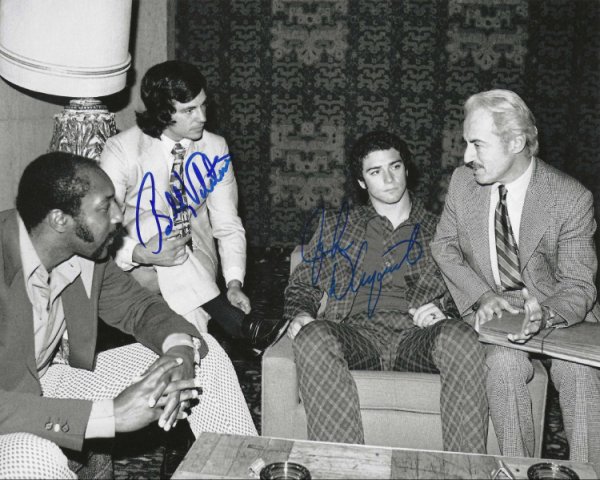 Bobby Valentine Autographed Signed & John D'acquisto 8X10 Marvin Miller Photo - Autographs