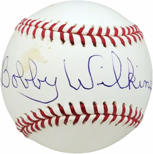 Bobby Wilkins Autographed Official MLB Baseball Philadelphia A's Beckett Beckett