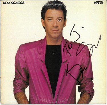 Boz Scaggs Autographed Signed 1980 HITS! Album Cover/LP/Vinyl NO Record to J- JSA #JJ96543 