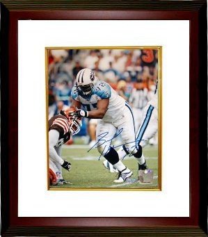 Brad Hopkins Autographed Signed Tennessee Titans 8x10 Photo Custom Framing- Steiner Hologram 