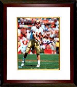 Brad Johnson Autographed Signed Florida State Seminoles 8x10 Photo Custom Framing - Schwartz Hologram 