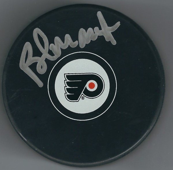 Brad Marsh Autographed Signed Philadelphia Flyers Hockey Puck - Autographs