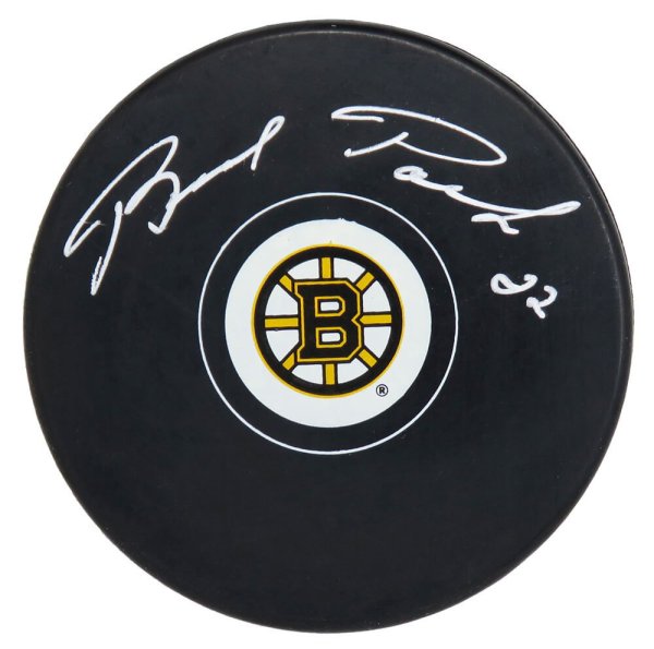 Danton Heinen Boston Bruins Autographed Signed Hockey Puck - JSA Authentic  # V33647
