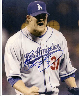 Brad Penny Autographed Signed 8X10 Los Angels Dodgers Photo - Autographs 