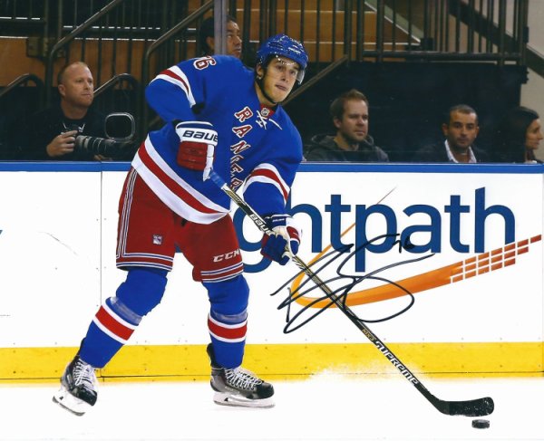 Brady Skjei Autographed Signed 8X10 New York Rangers Photo - Autographs