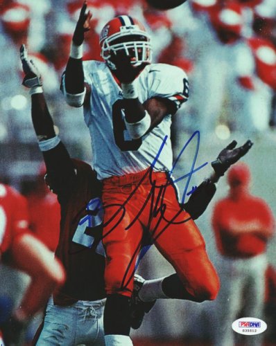 Brandon Lloyd Autographed 8X10 Photo Illinois Fighting Illini PSA/DNA