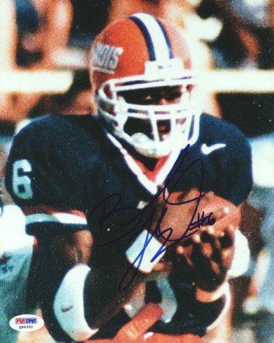 Brandon Lloyd Autographed 8X10 Photo Illinois Fighting Illini PSA/DNA