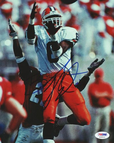 Brandon Lloyd Autographed 8X10 Photo Illinois Fighting Illini PSA/DNA