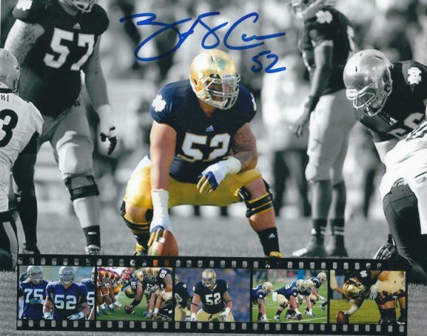 Braxston Cave Autographed Signed 8X10 Notre Dame Photo - Autographs 