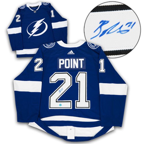 Brayden Point Autographed Signed Tampa Bay Lightning adidas Jersey