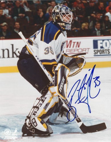 Brent Johnson Autographed Signed 8X10 St. Louis Blues Photo - Autographs
