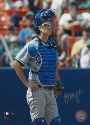 Brent Mayne Autographed Signed 8X10 Los Angeles Dodgers Photo - Autographs 
