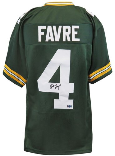 Brett Favre Autographed Signed Green Custom Jersey (Favre Holo) 
