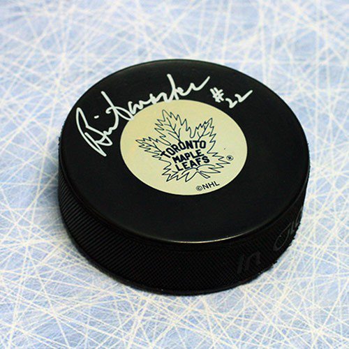 Brian Conacher Toronto Maple Leafs Autographed Signed Hockey Puck