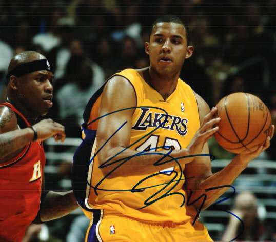 Brian Cook Autographed Signed Los Angeles Lakers Photo - Autographs 