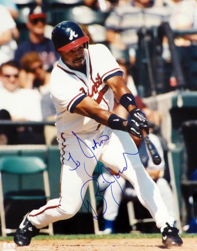 Brian Jordan Autographed 16X20 Photo Atlanta Braves "To John" #214221