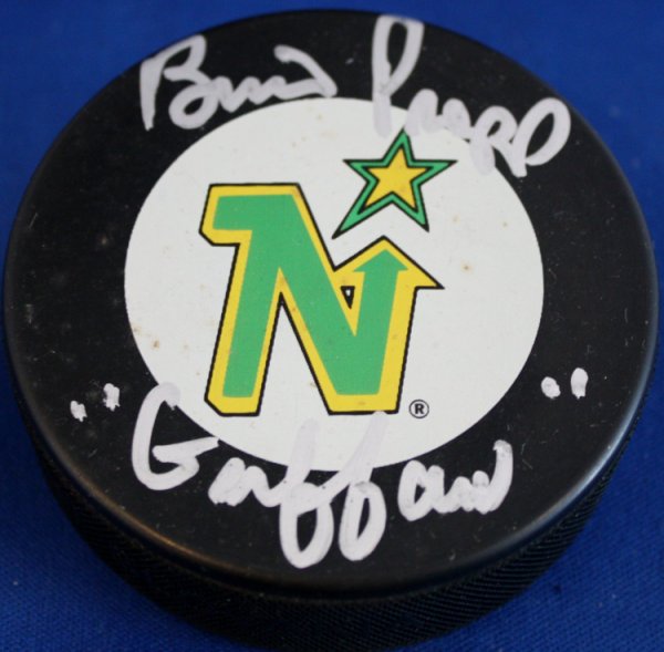 Brian Propp Autographed Signed Minnesota North Stars Puck - Autographs