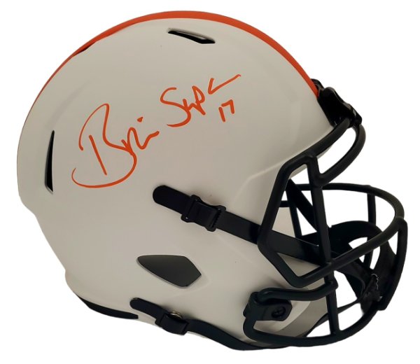 Brian Sipe Cleveland Browns Autographed Signed Lunar Replica Helmet - Certified Authentic 