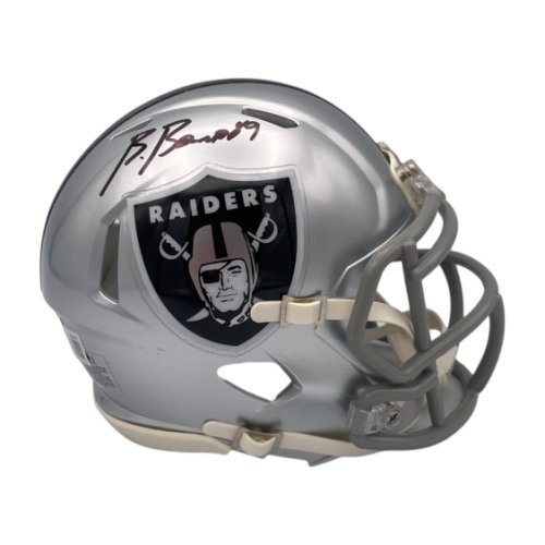 Brock Bowers Autographed Las Vegas Raiders Riddell Speed Mini Helmet - Beckett
