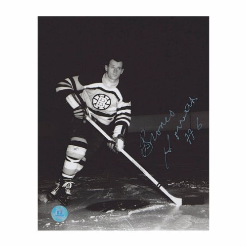 Bronco Horvath Autographed Signed Boston Bruins Classic Hockey 8x10 Photo
