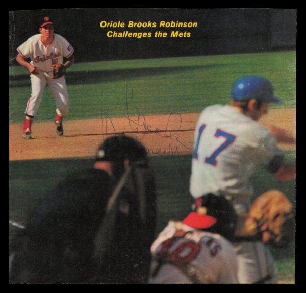 Brooks Robinson Autographed Signed 8X8 Magazine Page Photo Baltimore Orioles #232383 