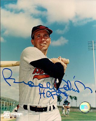 Brooks Robinson Autographed Signed HOF'r 8X10 Baltimore Orioles Photo - Autographs 