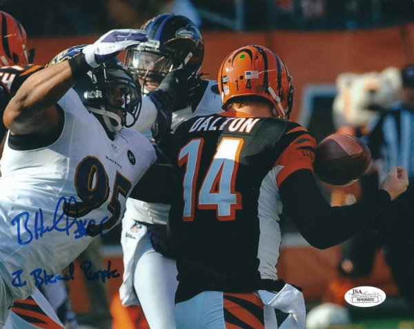 Bryan Hall Autographed Signed 8X10 Baltimore Ravens Photo - Autographs 