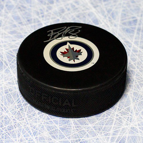 Bryan Little Winnipeg Jets Autographed Signed Hockey Puck