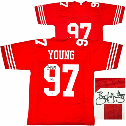 Bryant Young Autographed Memorabilia Signed Photo Jersey Collectibles Merchandise