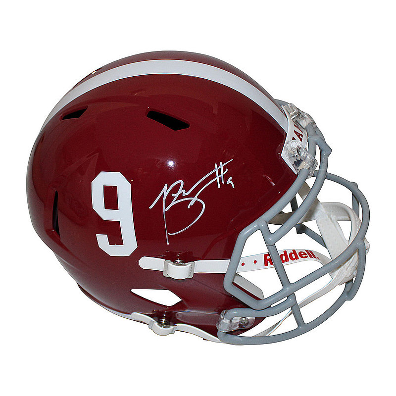 Bryce Young Alabama Crimson Tide Riddell Speed F/S Helmet Autographed Signed in White - PSA 