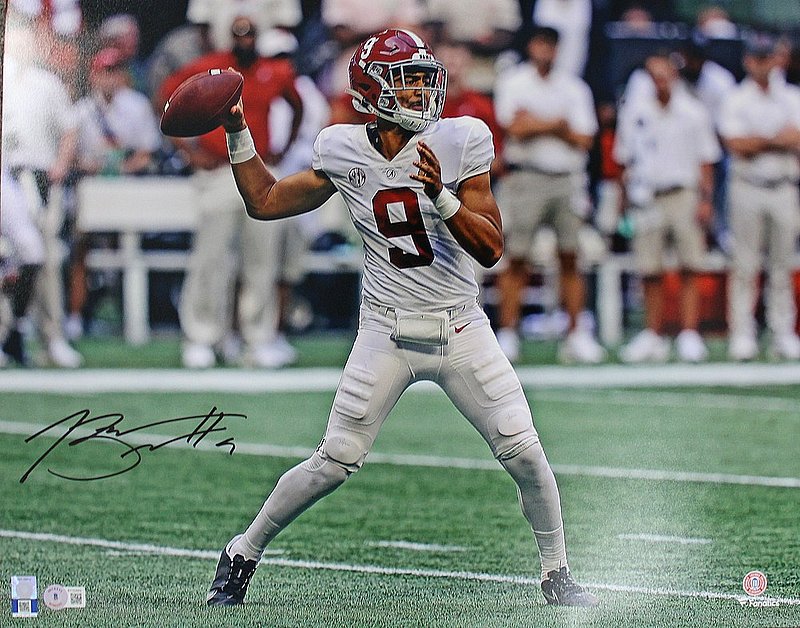 Bryce Young Autographed Signed Alabama Crimson Tide 16x20 Throw in All White Photo - Beckett 