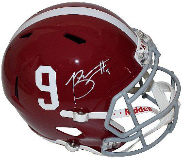 Bryce Young Autographed Signed Alabama Crimson Tide Riddell Speed #9 FS Rep Helmet- Beckett/BAS Witnessed (Heisman) 