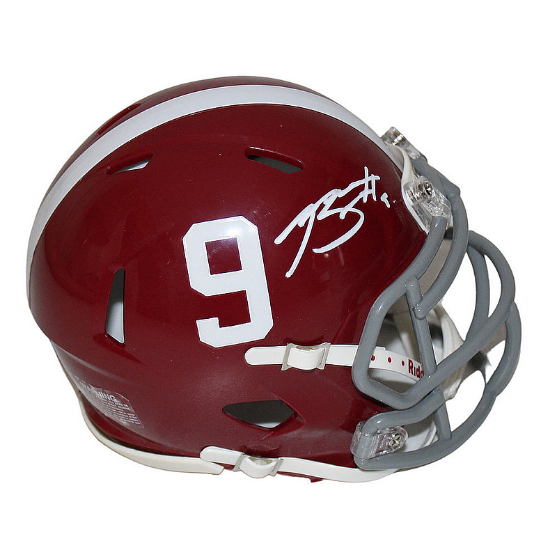 Bryce Young Autographed Signed Alabama Crimson Tide Riddell Speed Mini Helmet - Beckett 