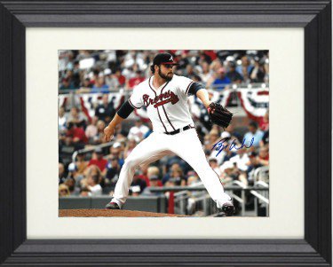 Bryse Wilson signed Atlanta Braves 8x10 Photo Custom Framing (white jersey)