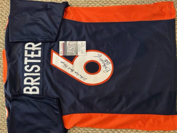 Bubby Brister Autographed Signed Broncos Custom Jersey - With JSA Witness COA - Autographs