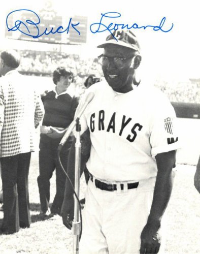 Buck Leonard Autographed Signed 8X10 Grays Photo - Autographs
