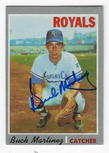 BUCK MARTINEZ 1969 ROYALS SIGNED AUTOGRAPHED M.L. BASEBALL BECKETT AA45386  at 's Sports Collectibles Store