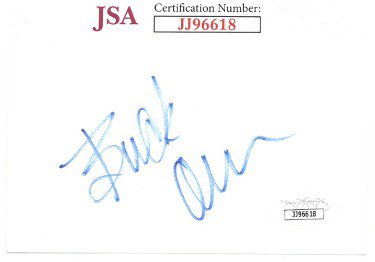 Buck Owens Autographed Signed 3x5 Index Card JSA #JJ96618 (country music) 