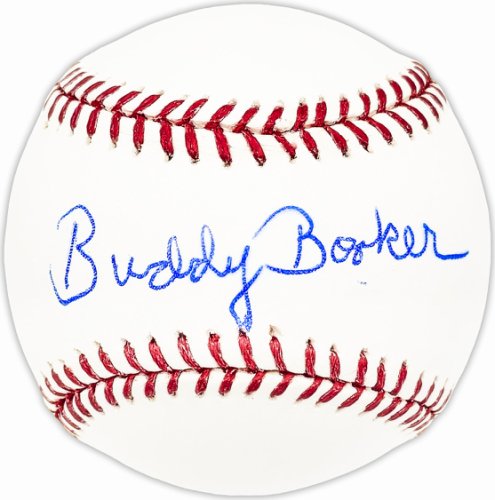 Buddy Booker Autographed Signed Official MLB Baseball Cleveland Indians, Chicago White Sox Beckett Beckett Qr #Bm25014 